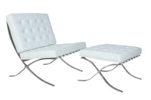 barcelona chair stool 101w 1